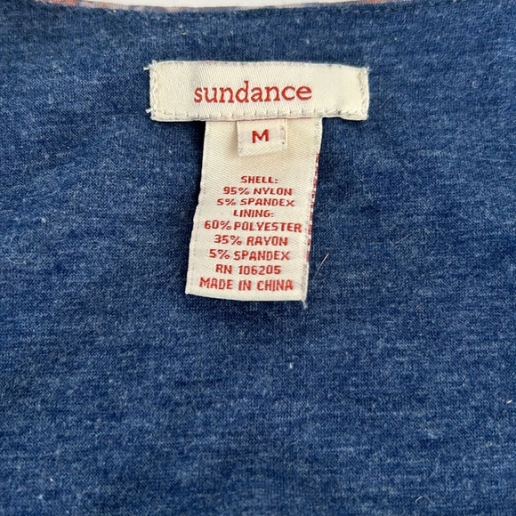 Sundance navy tiered sleeveless racerback maxi dress aztec print lined - Picture 12 of 15